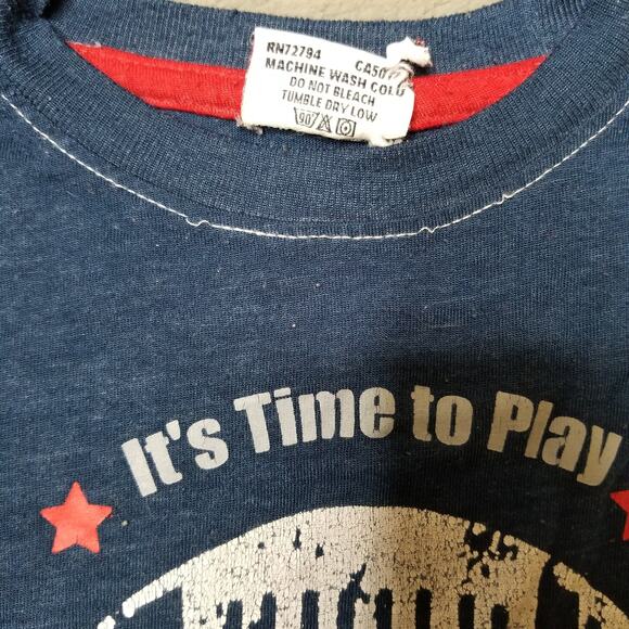 Mish Boys Football Graphic l Long Sleeve Shirt 12M - Picture 3 of 4